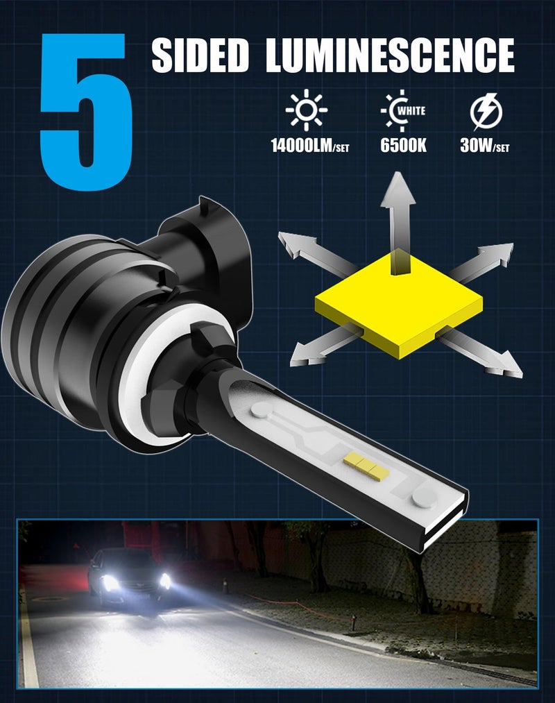 CHOPDARK 886 881 H27 880 894 896 LED Bulbs Fog Light 30W 6500K Plug and play H27W/1 H27W/2 862 884 885 889 890 892 893 898 899 PG13 PGJ13 DRL for UTV Polaris Sportsman Kubota RTV RTX 4010253 - Image 2